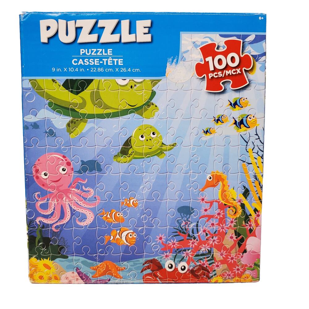 Best Brands Under the Sea Puzzle Turtle Seahorse Fish STEM Puzzle Childrens